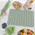 Hunter Green Leaf Motif Cutting Board Gallery Image 2