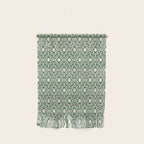 Hunter Green Leaf Motif Wall Hanging Gallery Image 1