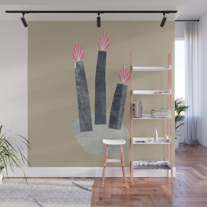 Small Collage: Candles Wall Mural Gallery Image 1