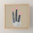 Small Collage: Candles Mini Art Print Gallery Image 1