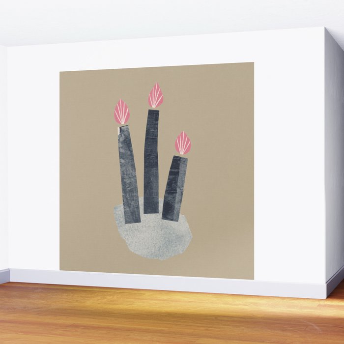 Small Collage: Candles Wall Mural Gallery Image 2