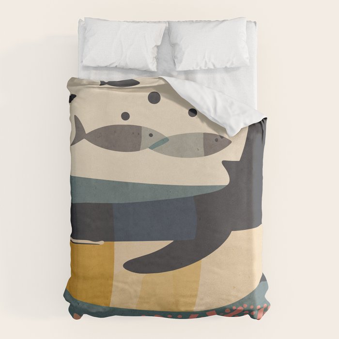 Drifting Whale Duvet Cover Gallery Image 6