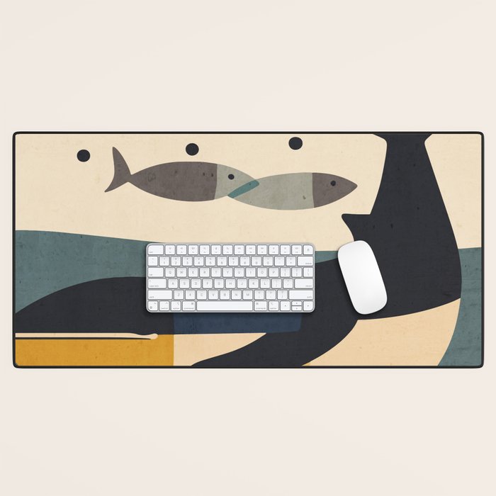 Drifting Whale Desk Mat Gallery Image 1