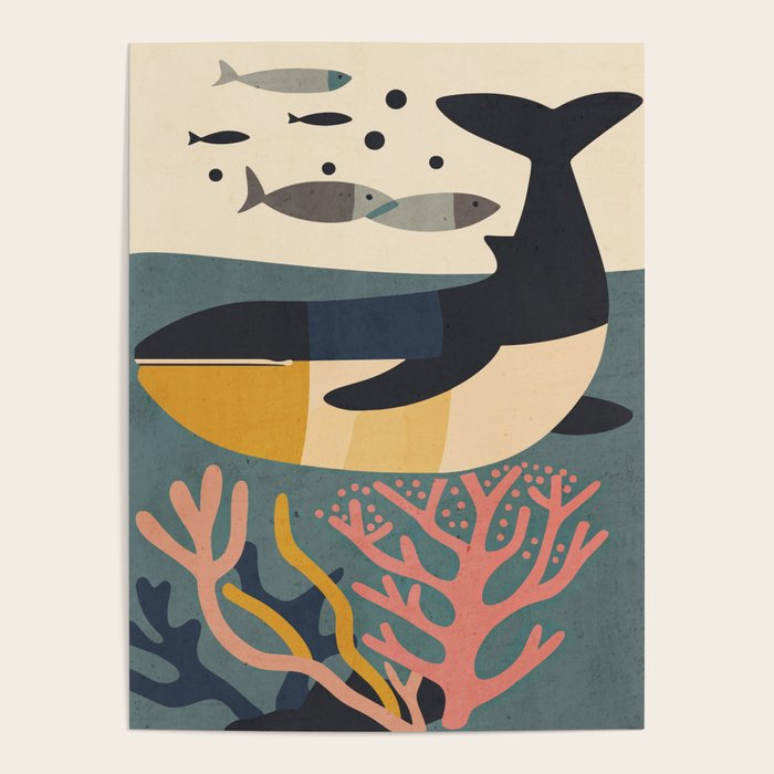 Drifting Whale Poster Gallery Image 1
