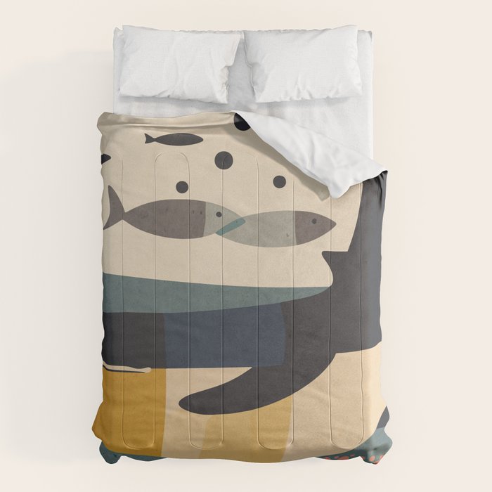 Drifting Whale Comforter Gallery Image 6