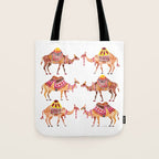 Camel Train Tote Bag Gallery Image 1