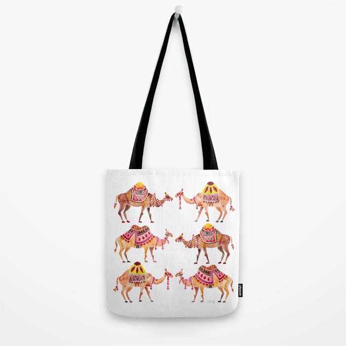 Camel Train Tote Bag Gallery Image 2