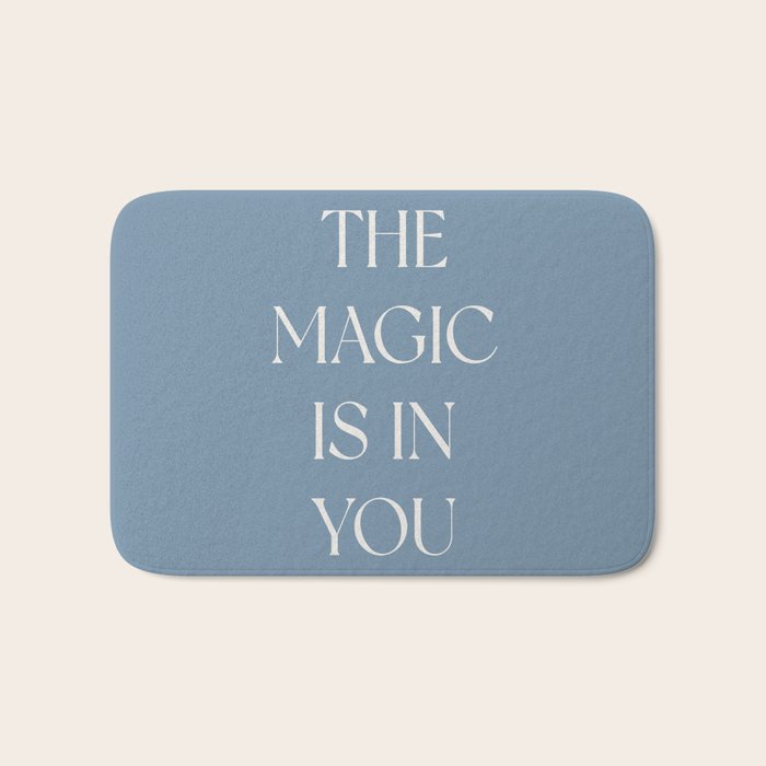 The Magic Is In You Blue Bath Mat Gallery Image 1