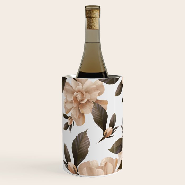 seamless pattern with graphic lush flowers Wine Chiller Gallery Image 3