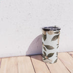 seamless pattern with graphic lush flowers Travel Mug Gallery Image 4