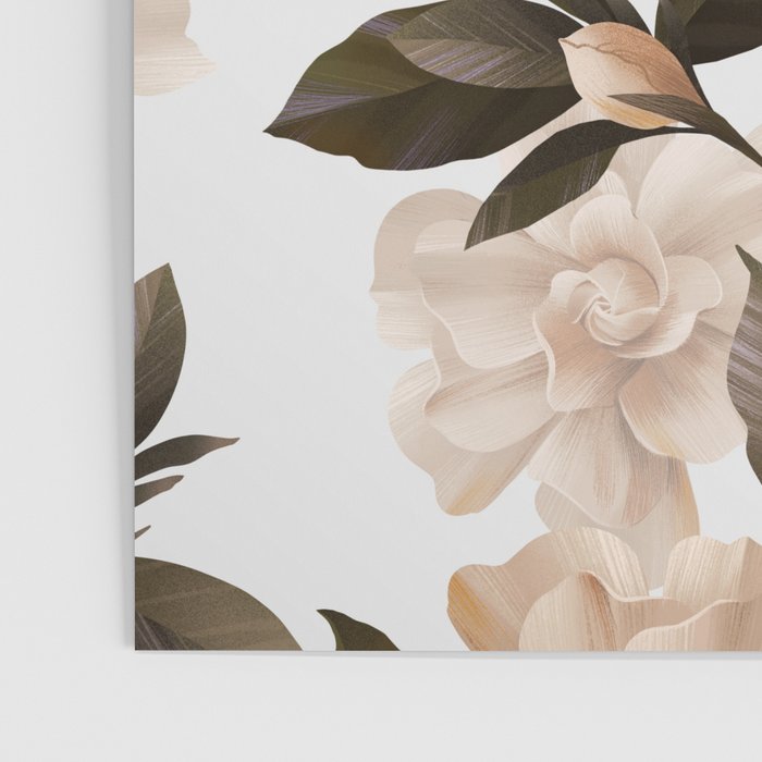 seamless pattern with graphic lush flowers Poster Gallery Image 3