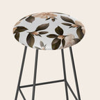 seamless pattern with graphic lush flowers Stool Gallery Image 2