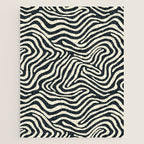 Abstract black and white stripe line pattern Jigsaw Puzzle Gallery Image 1