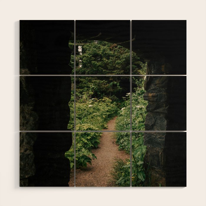 Just through there Wood Wall Art Gallery Image 1