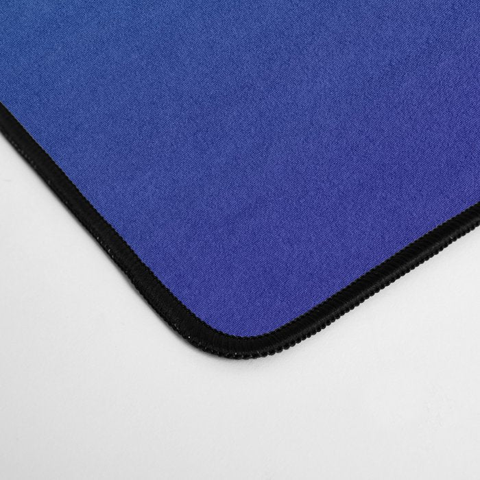 Turquoise Ultramarine Blue Gradient Desk Mat Gallery Image 4