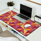 Kaleidoscope Tile Pattern X Vibrant Tropical Desk Mat Gallery Image 2
