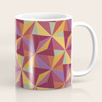 Kaleidoscope Tile Pattern X Vibrant Tropical Coffee Mug Gallery Image 1