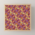 Kaleidoscope Tile Pattern X Vibrant Tropical Mini Art Print Gallery Image 1