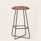Kaleidoscope Tile Pattern X Vibrant Tropical Stool Gallery Image 1