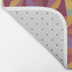 Kaleidoscope Tile Pattern X Vibrant Tropical Bath Mat Gallery Image 2