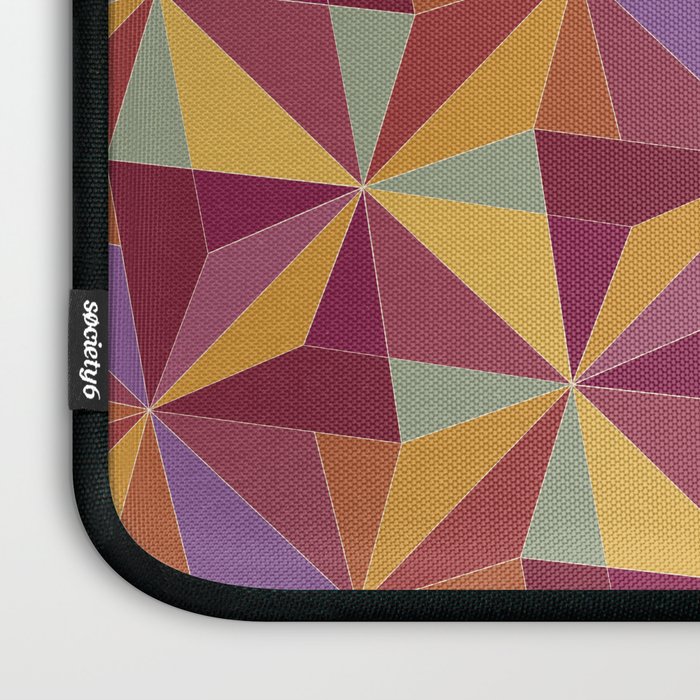 Kaleidoscope Tile Pattern X Vibrant Tropical Laptop Sleeve Gallery Image 3