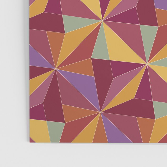 Kaleidoscope Tile Pattern X Vibrant Tropical Poster Gallery Image 3