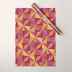Kaleidoscope Tile Pattern X Vibrant Tropical Wrapping Paper Gallery Image 1
