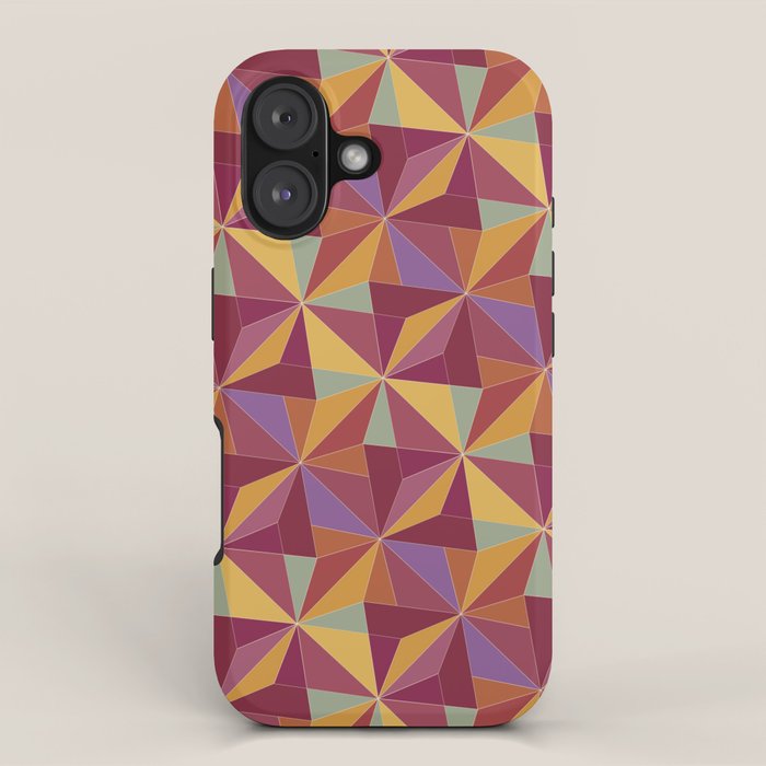 Kaleidoscope Tile Pattern X Vibrant Tropical iPhone Case Gallery Image 1
