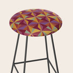 Kaleidoscope Tile Pattern X Vibrant Tropical Stool Gallery Image 2