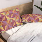 Kaleidoscope Tile Pattern X Vibrant Tropical Pillow Sham Gallery Image 2