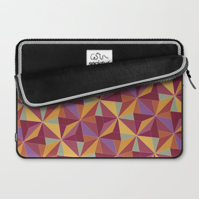 Kaleidoscope Tile Pattern X Vibrant Tropical Laptop Sleeve Gallery Image 2