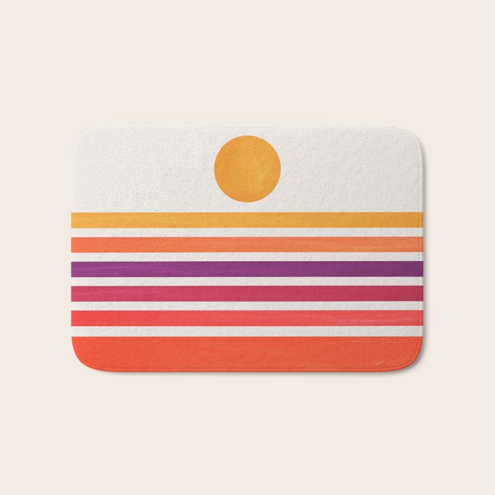 California Sunrise Bath Mat Gallery Image 1
