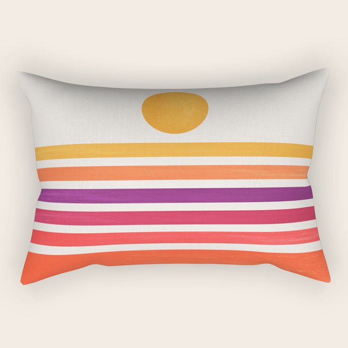 California Sunrise Rectangular Pillow Gallery Image 1
