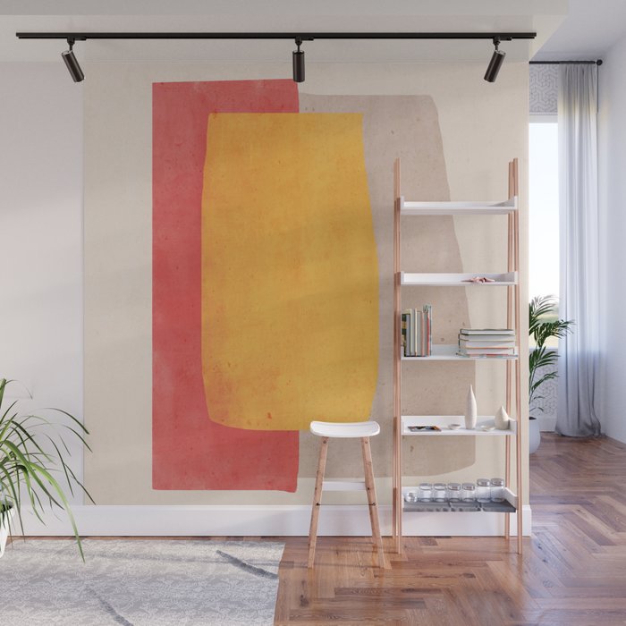 Minimal Abstract Art 26 Wall Mural Gallery Image 1