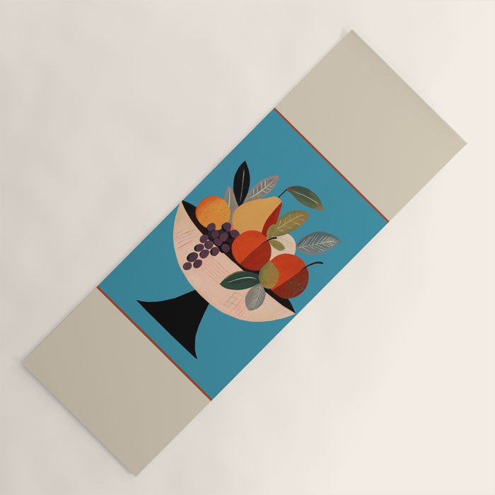 Modern Fruit Bowl I Yoga Mat Gallery Image 1
