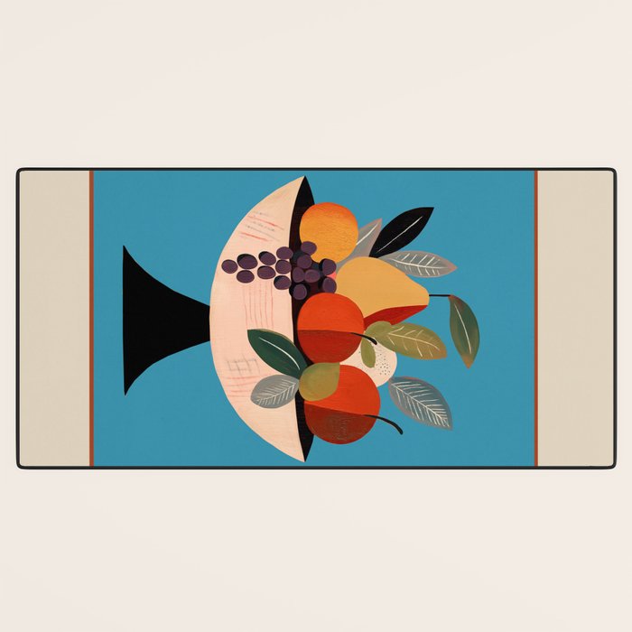 Modern Fruit Bowl I Desk Mat Gallery Image 3