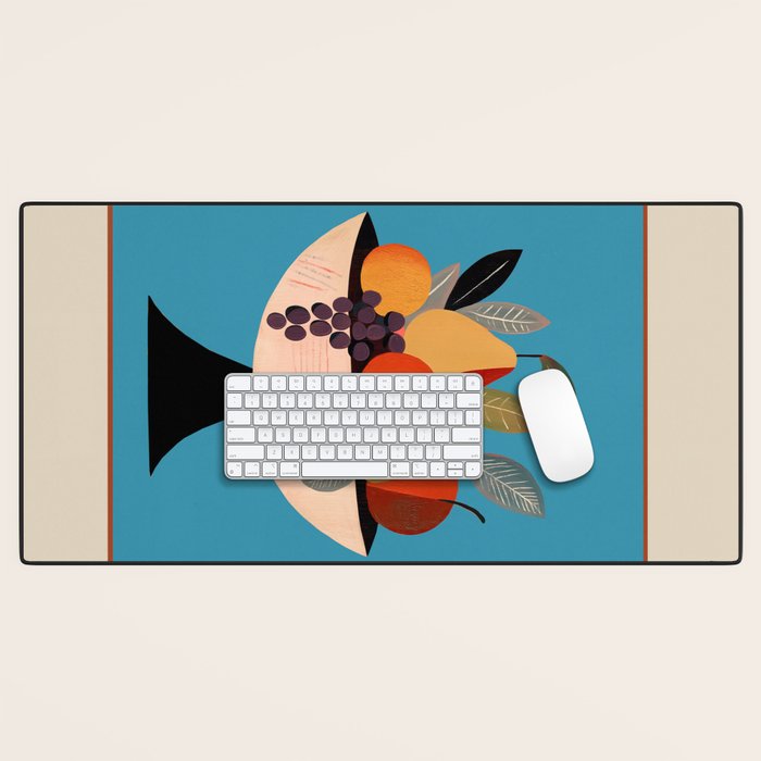 Modern Fruit Bowl I Desk Mat Gallery Image 1