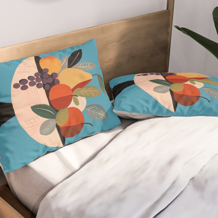 Modern Fruit Bowl I Pillow Sham Gallery Image 2
