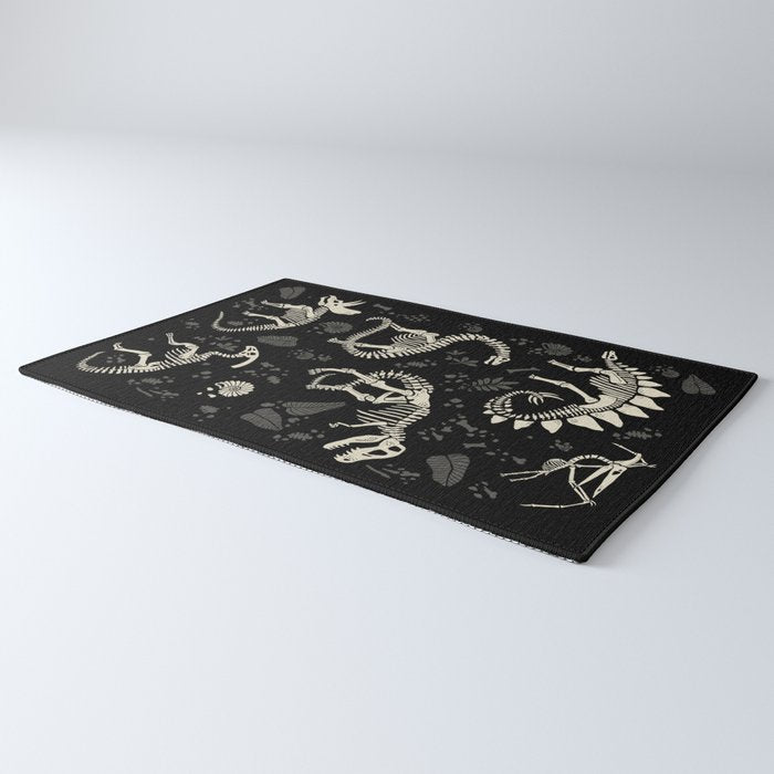 Excavated Dinosaur Fossils Rug Gallery Image 3