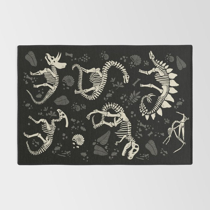 Excavated Dinosaur Fossils Rug Gallery Image 2