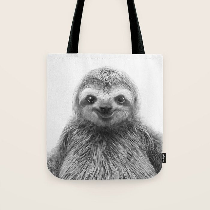 Young Sloth Tote Bag Gallery Image 1