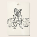 English Bulldog Lift Cutting Board Gallery Image 1
