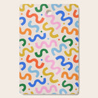 Fun colorful abstract organic shape art pattern Cutting Board Gallery Image 1