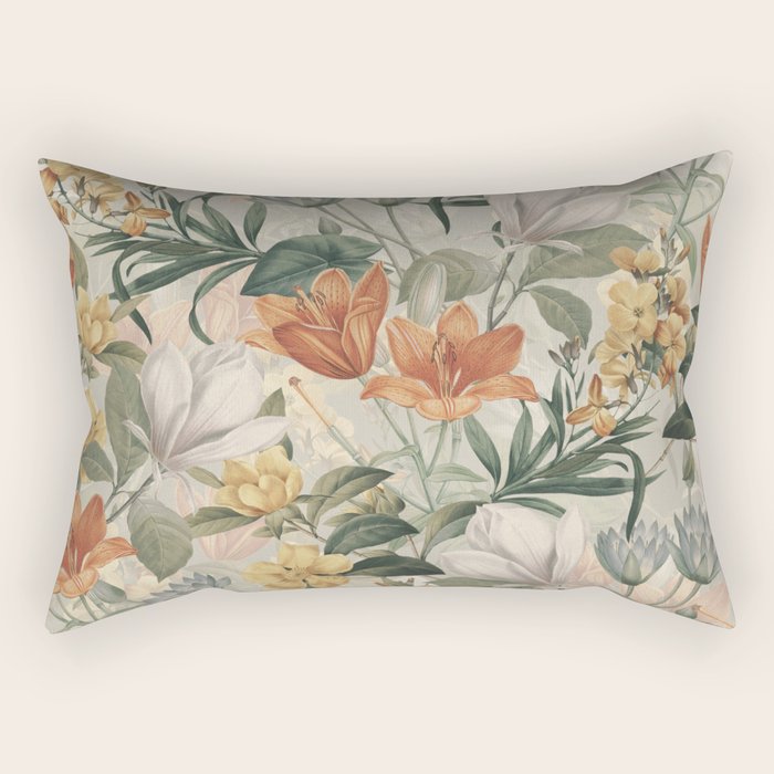 Garden of Eden V Rectangular Pillow Gallery Image 1