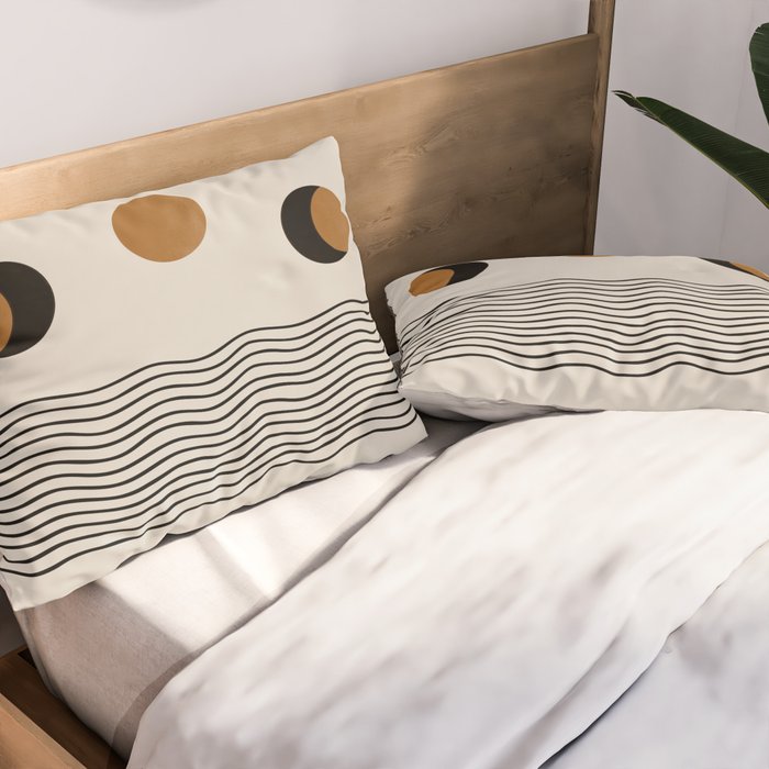 Moon Phases Pillow Sham Gallery Image 2