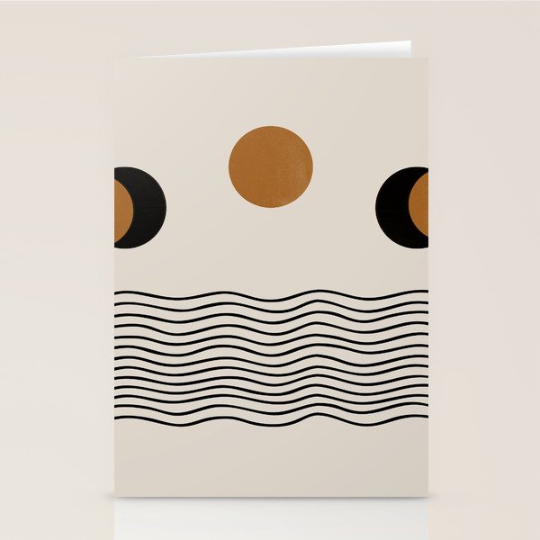 Moon Phases Stationery Card Gallery Image 2