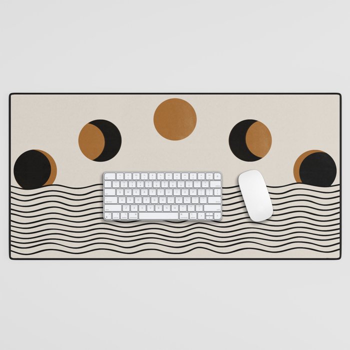 Moon Phases Desk Mat Gallery Image 1