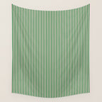 Narrow Stripes Green and Pink Vertical Pattern Wall Tapestry Gallery Image 4