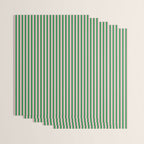 Narrow Stripes Green and Pink Vertical Pattern Wrapping Paper Gallery Image 3