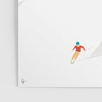 Snowy Mountain Skiers Poster Gallery Image 3